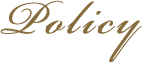 ポリシー